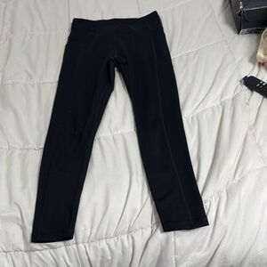 Black victoria secret leggings with pockets.